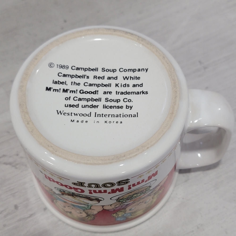 Vintage Campbell's Soup Kids Ceramic Mug 1989 Cup Retro Nostalgic Collectable - Picture 10 of 16